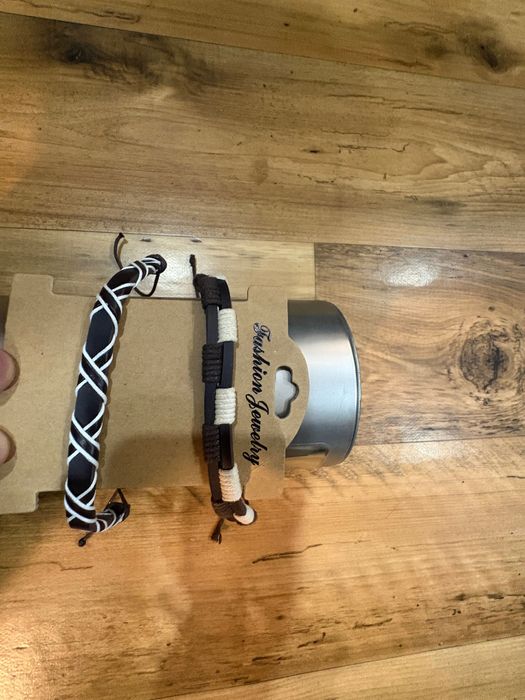 Мужской браслет на затяжке, завязке