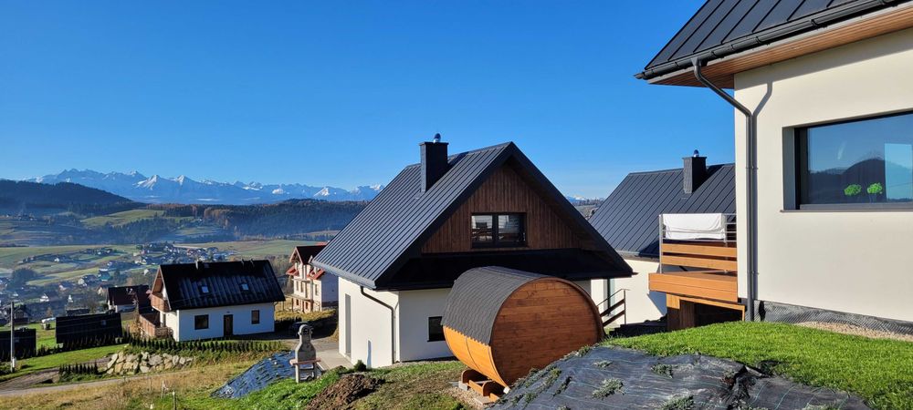 Domek 8 osób, apartament 4 osoby,  w górach z widokiem na Tatry Pieniny Szczawnica