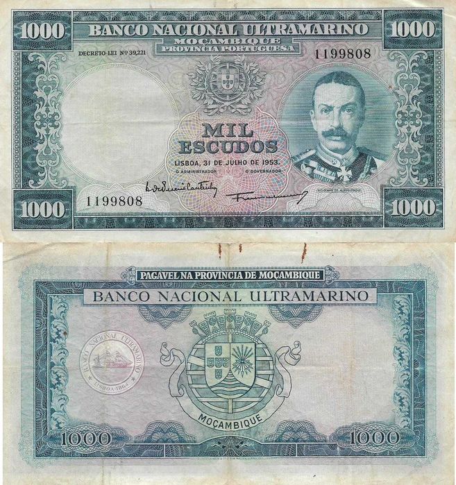 Moçambique - - - - - Notas