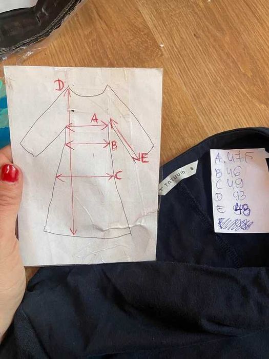 Tatuum granat sukienka dres s m 38 36 tunika material zima basic
