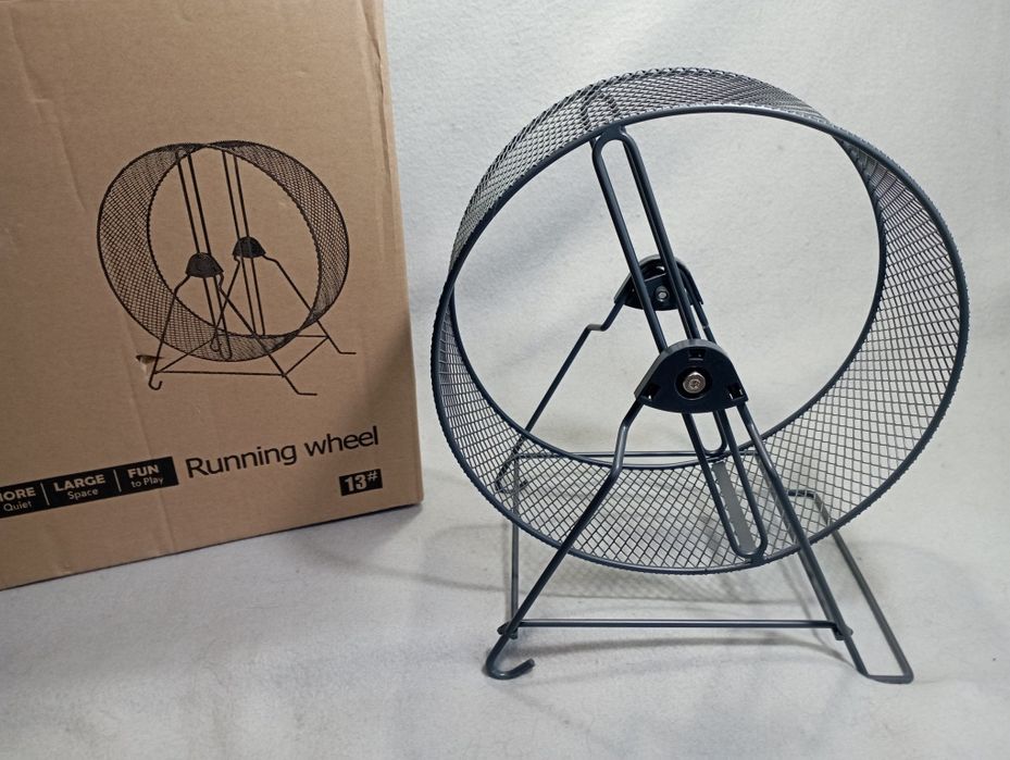 Колесо бігове безшумне  підшипник,  для білок, шиншил, їжачків. D25cm