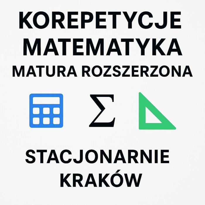 Korepetycje Matematyka Matura Rozszerzona Stacjonarnie Kraków
