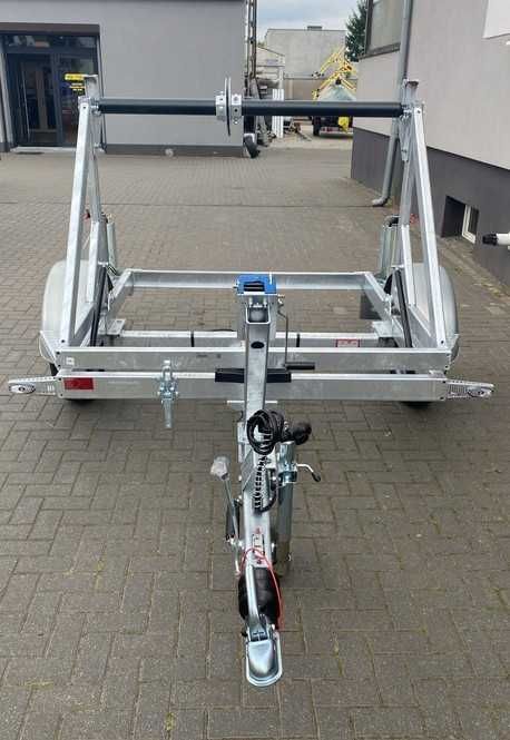 Przyczepa kablowa na szpule do transportu kabli DMC 1350kg