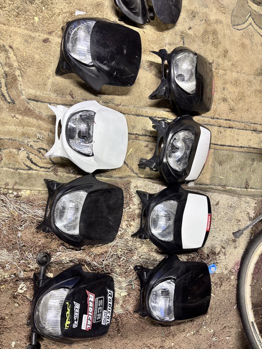 Lampy i owiewki derbi senda rieju