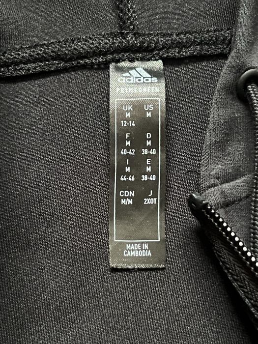 ADIDAS (M) Performance Full-Zip Track Jacket жіноча зіп кофта спортивна ччорна