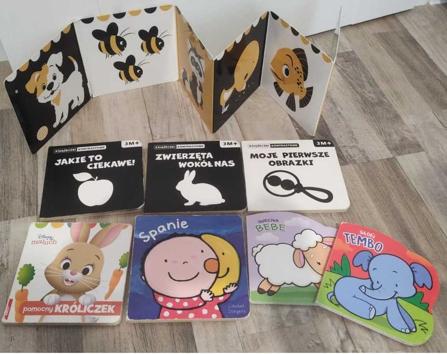 Zestaw książeczek kontrastowych dla niemowlaka