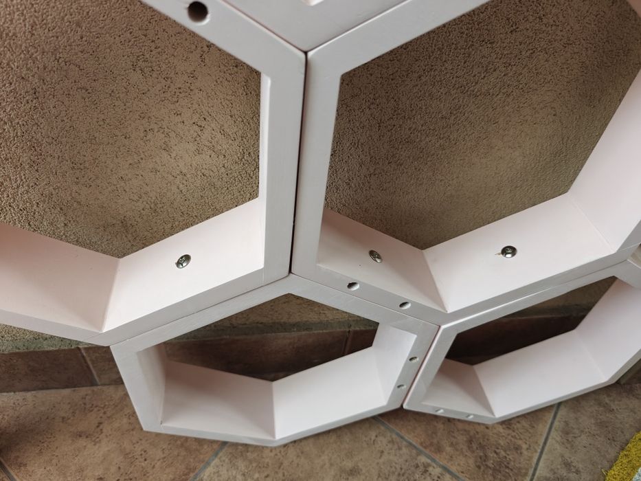 Półka 5 heksagonalna plaster miodu – zestaw 5 modułów