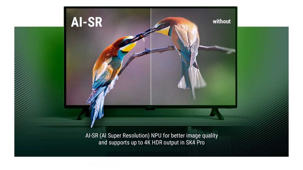 Смарт-приставка Ugoos SK4 Pro 4/64Gb Android 14.0 S905x5M-K Dolby Vision