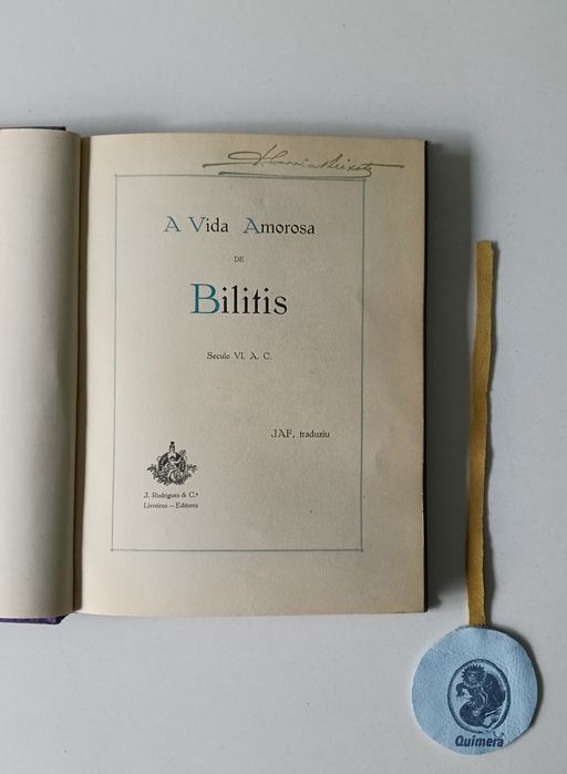A vida amorosa de Bilitis