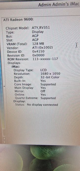 Komputer Mac G5 ATi 9600