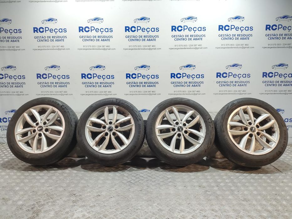 Conjunto Jantes 17 5 Star Double Spoke R124 Mini Cooper R60 R61 7J