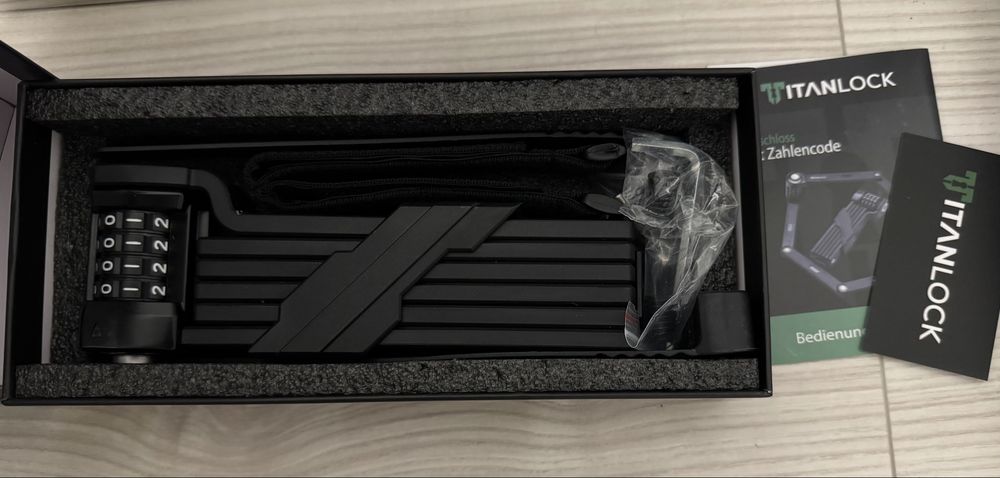 Titanlock Zabezpieczenie rowerowe skladane, antykradzieżowe