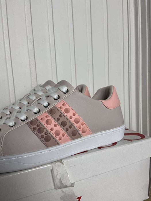 Trampki damskie Guess szare skóra org 37