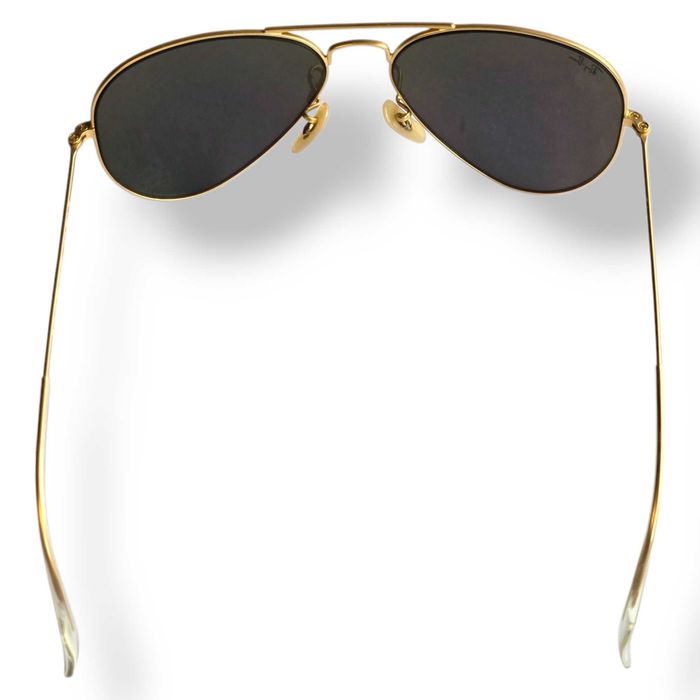 Ray Ban RB 3025 AVIATOR 112/19 złoto/zielone, rozmiar 55