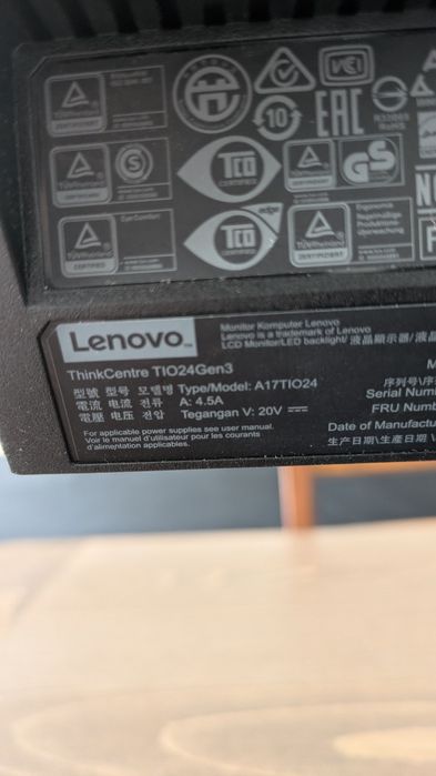 Monitor ThinkCentre TIO24Gen3