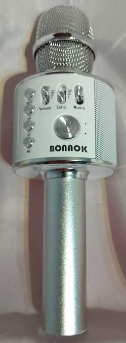 Bonaok Microfone Sem Fios de Karaoke Bluetooth