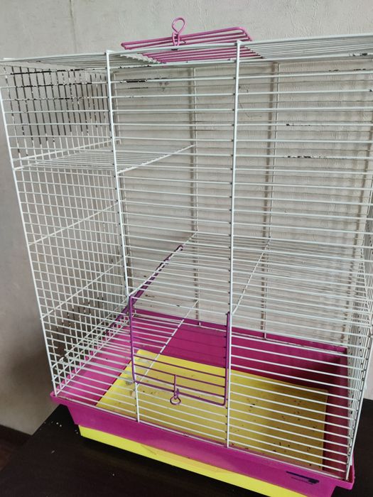 Клітка для гризуна, 3 поверхи