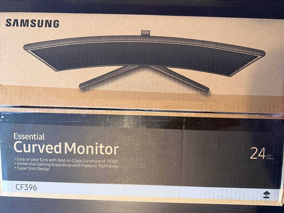 Вигнутий монітор Samsung CF396 24 Curved VA, FreeSync — відмінний стан