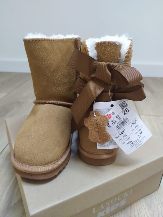 Nowe skórzane buty "Emu" rozm. 28
