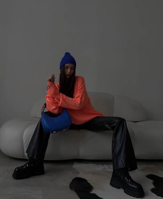 Шкіряні штани брюки