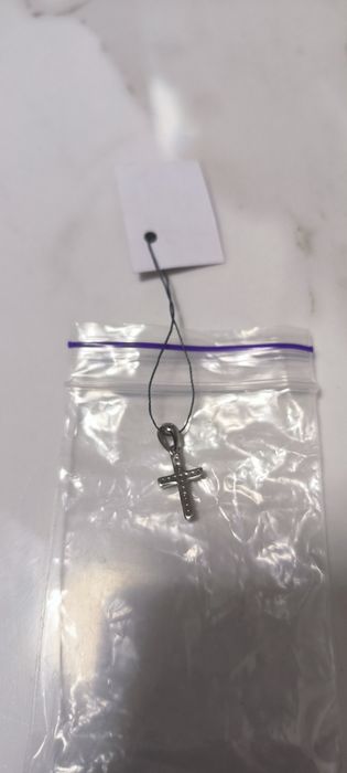 Маленький серебряный крестик 925