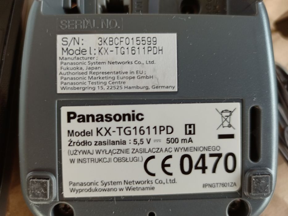 Panasonic KX-TG1611 PD