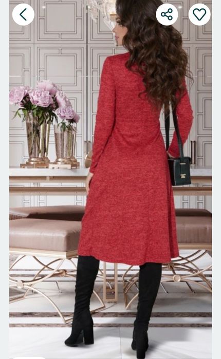 Нарядне ангорове плаття