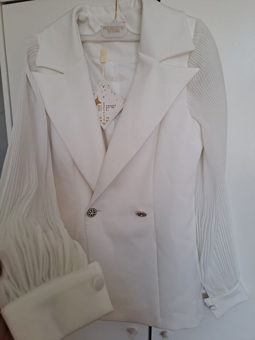 Garnitur damski biały