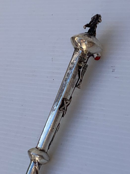 Ponteiro judaico para ler a Tora Século XIX , Prata