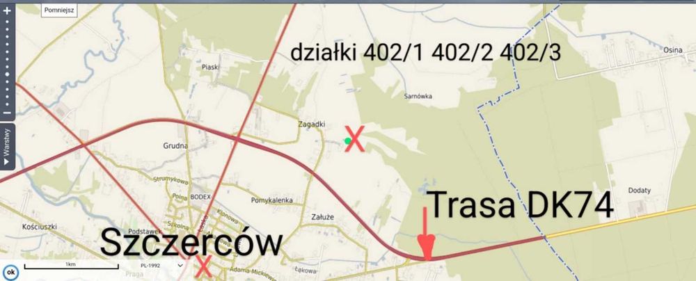 Tanie działki budowlane w otoczeniu natury. Wydane warunki zabudowy!!! - Widok 2