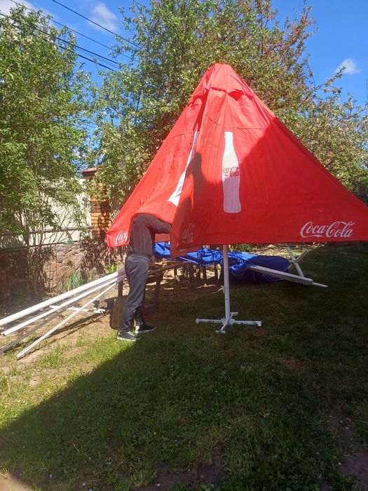 Продам тент на уличний зонт новий