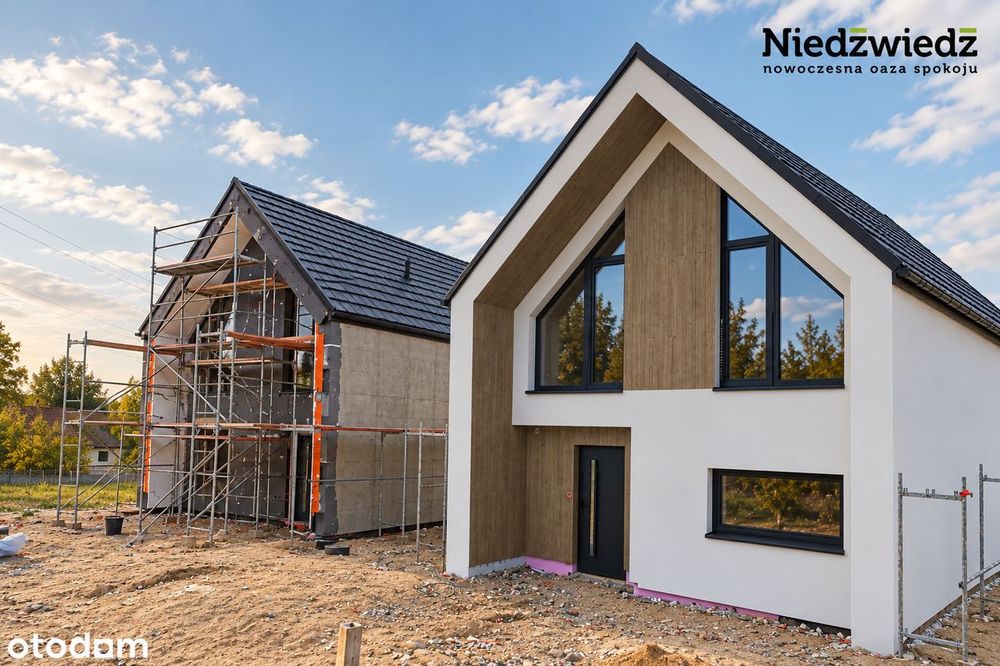 Tylko dwa domy! przestronne ciche działki 1000m² Niedźwiedź k. Słomnik