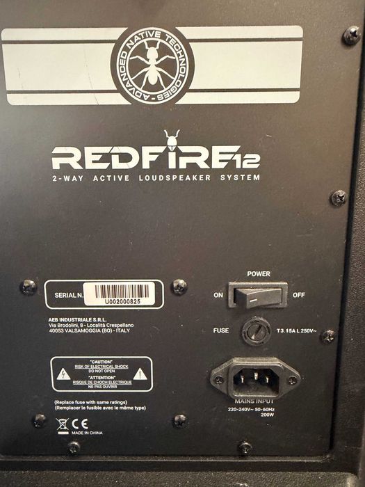 ANT Redfire 12   800W Aktywny głośnik pełnozakresowy .