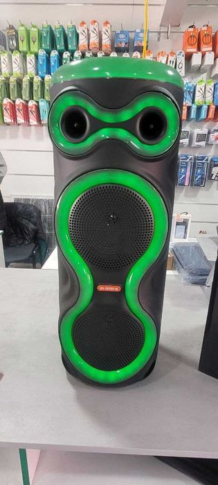 Потужна Bluetooth 80 см колонка MS-2057BT-W 60W з радіомікрофоном, з L