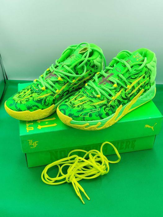 Puma MB.03 LA France JR r. 38 (24 cm) LaMelo Ball Baskets Jaskrawe / Neony
