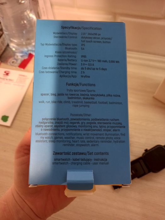 Nowy zegarek smartwatch