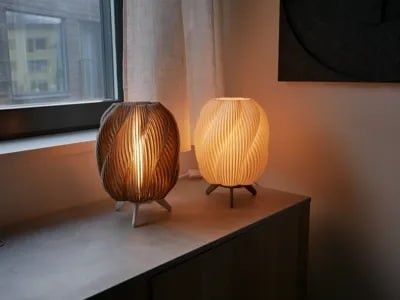 Смугаста спіральна лампа