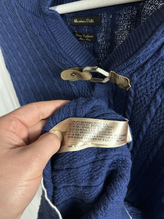 Massimo Dutti Cotton Cashmere шикарна кофта светр з гарним дизайном
