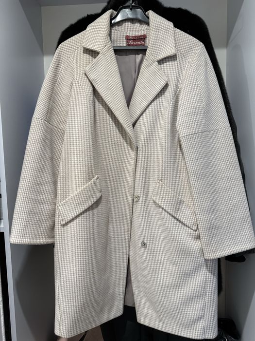 Пальто 48р, 100% шерсть