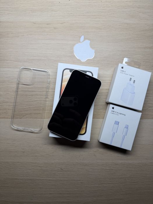 iPhone 12 mini 64gb biały bateria 100% komplet
