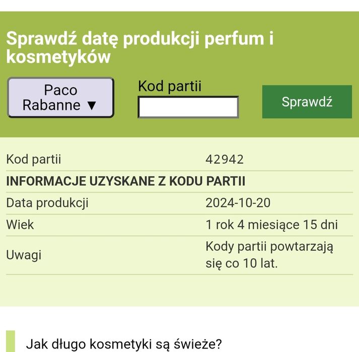Perfumy męskie Paco Rabanne, Phantom 50ml z ubytkiem batch 2024