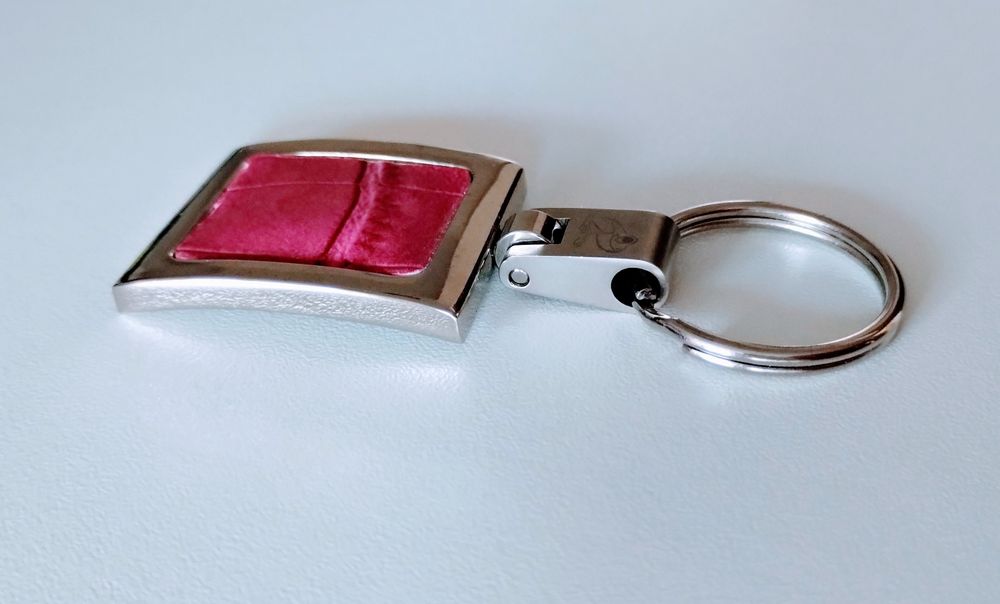Brelok na klucze włoski chrom wysoka jakość 8cm