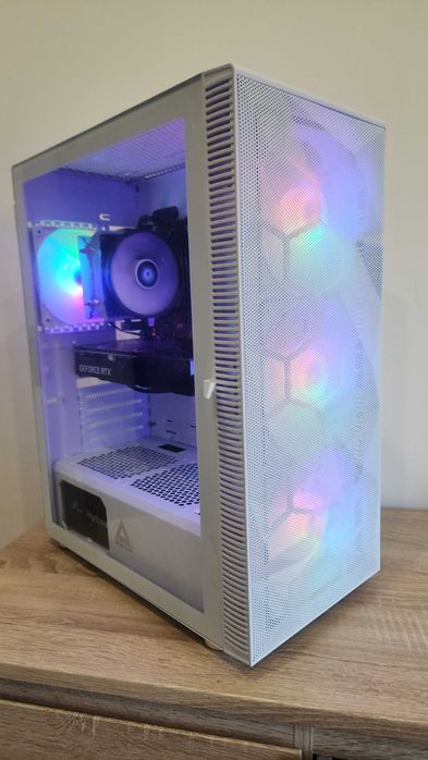 PC Gaming White i7 32Gb Nvme RTX 3060 RGBs