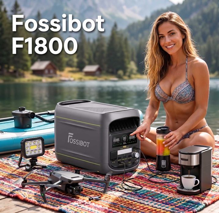 FOSSiBOT F1800 (1800W / 1024Wh) - НОВІ станції з ГАРАНТІЄЮ!