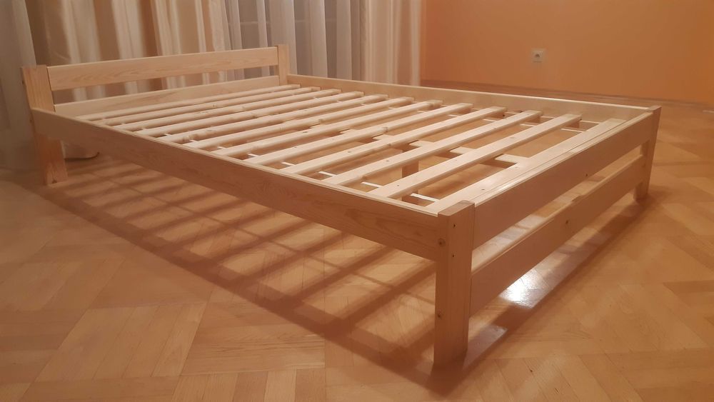 Łóżka drewniane sosnowe 140x200 STELAŻ PRODUCENT