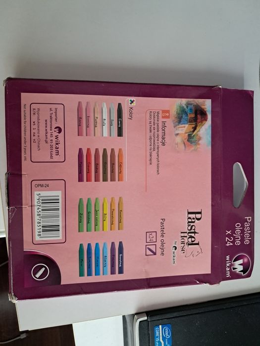 Pastele olejne wikam 24 szt