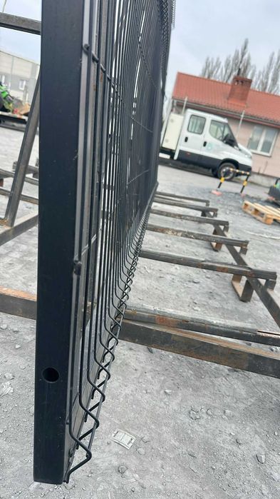 Brama rozwierna panelowa 1.7x 5 m– czarna– komplet– TANIEJ 30% CC02768