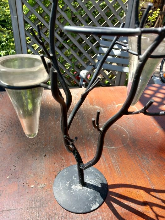 Świecznik z mosiądzu.