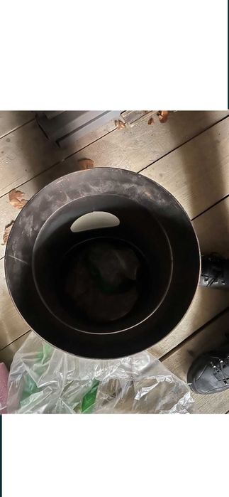 DARCO Коліно 90 град - діам 250 мм регульоване чорне, димохідне