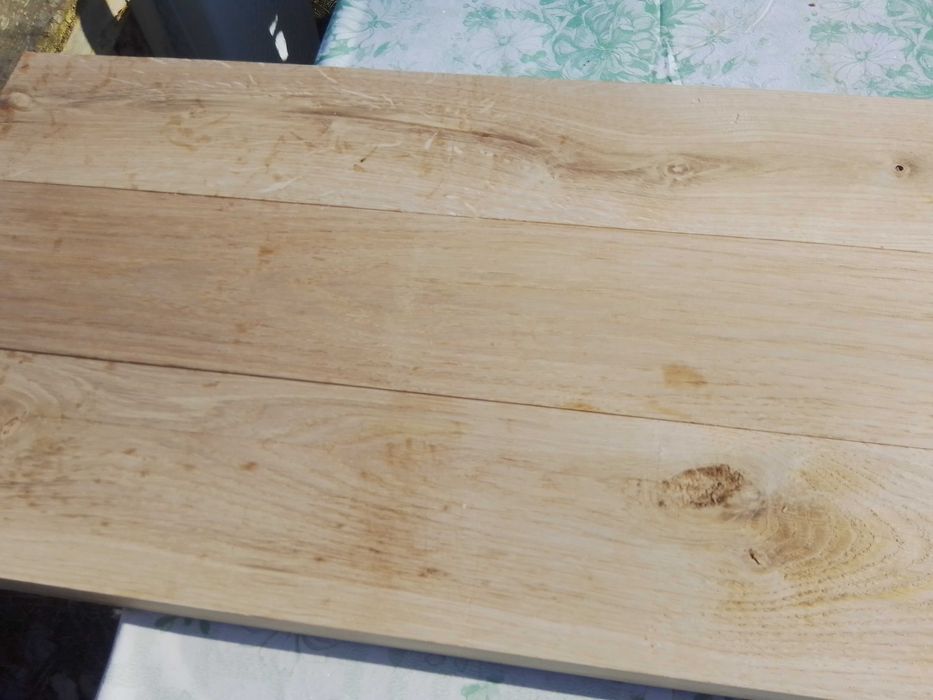 Belka dębowa, heblowana  4,5 cm grubości
